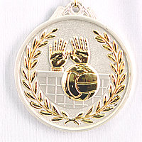 Медаль рельефная ВОЛЕЙБОЛ (серебро), фото 1