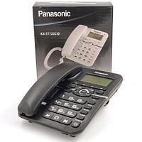 Телефон проводной с калькулятором, LCD-экраном, спикерфоном Panasonic KX-TT7723 (Черный графит)
