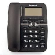 Телефон проводной с калькулятором, LCD-экраном, спикерфоном Panasonic KX-TT7723 (Черный графит), фото 4