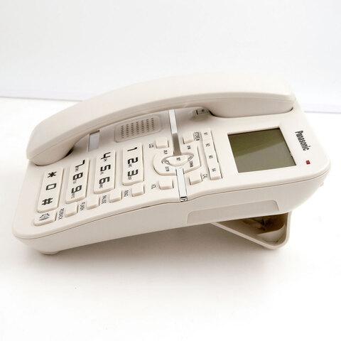 Телефон проводной с калькулятором, LCD-экраном, спикерфоном Panasonic KX-TT7723 (Черный графит) - фото 6 - id-p109758271