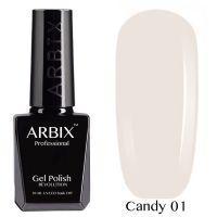 №001 Гель-лак Arbix CANDY Ласковый Нюд 10мл.