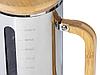 Френч-пресс в стальном корпусе и ручкой из бамбука Coffee break, 1000 мл, фото 5