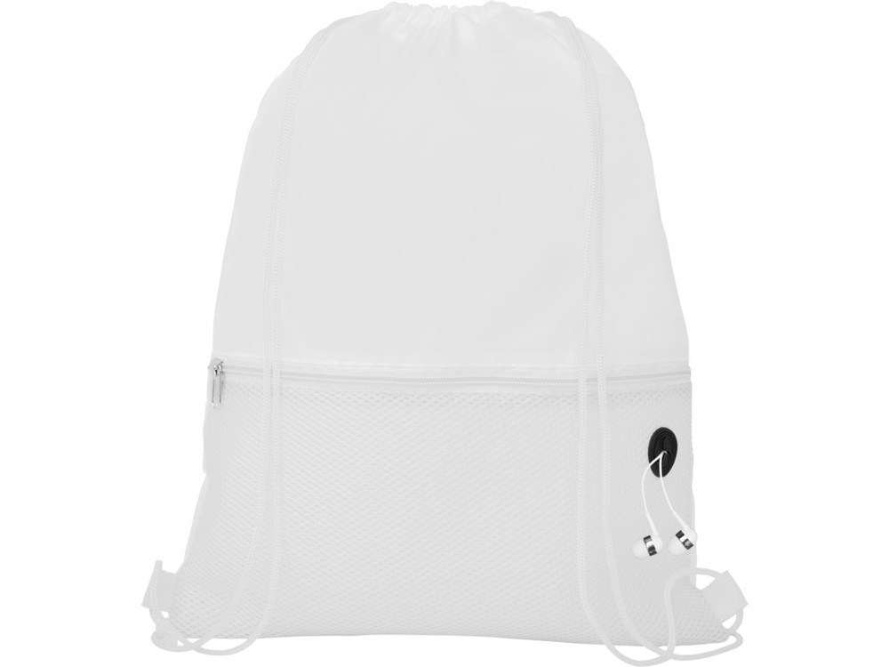 Сетчатый рюкзак со шнурком Oriole, белый - фото 4 - id-p109759162