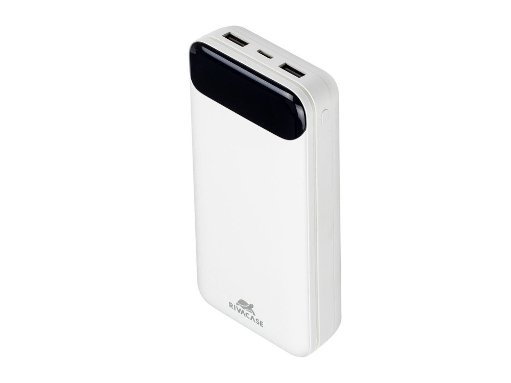 RIVACASE VA2280 (20000mAh) с дисплеем, белый, внешний аккумулятор /24 - фото 1 - id-p109759337