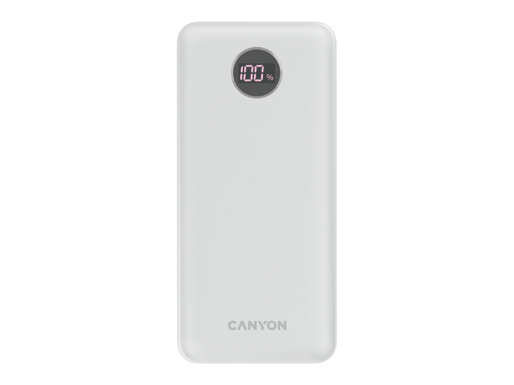 Портативный аккумулятор Canyon PB-2002 (CNE-CPB2002W), белый - фото 2 - id-p109759637