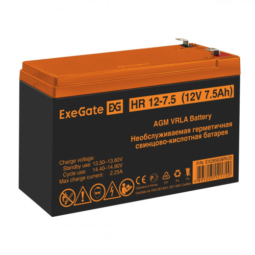 ExeGate EX285638RUS сменные аккумуляторы акб для ибп (EX285638RUS) - фото 5 - id-p109760026