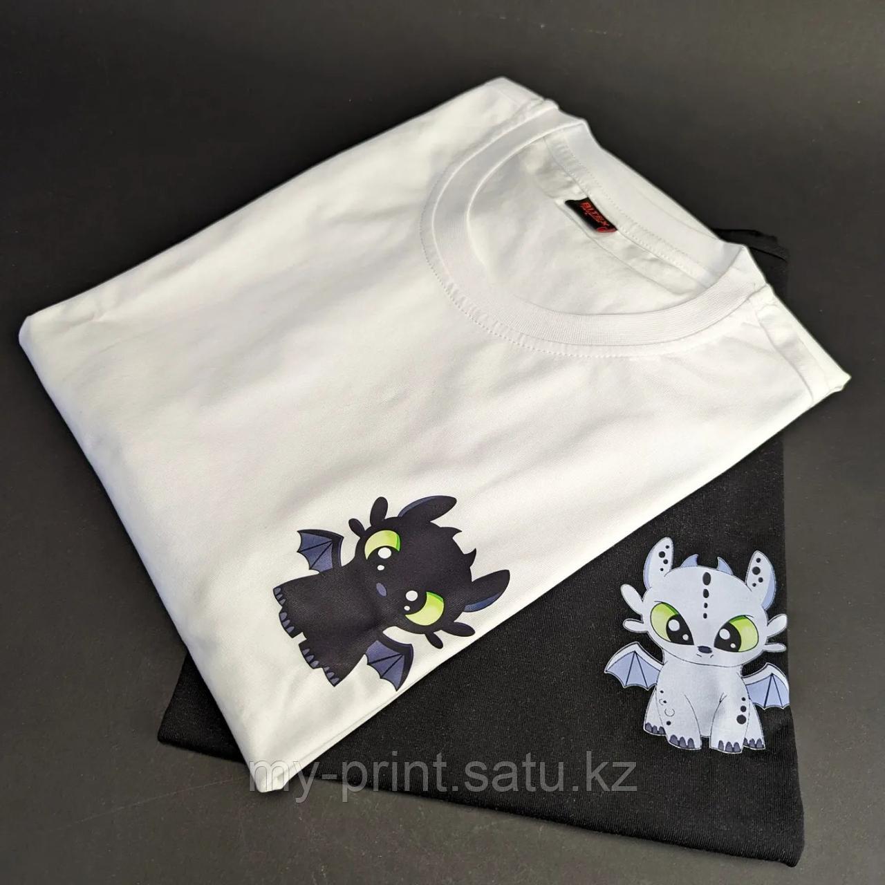 Парные футболки с персонажами из мультфильма "Как приручить дракона" - фото 2 - id-p109760675