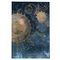 Ежедневник недатированный А5 (145х215 мм), ламинированная обложка с фольгой, 128 л., STAFF, "Astrology",, фото 3