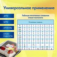 Этикет-пистолет однострочный, прямоугольная лента 21x12 мм, 8 символов, BRAUBERG, фото 8