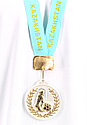 Медаль рельефная ФУТБОЛ (серебро), фото 2
