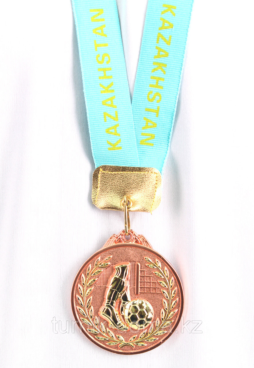 Медаль рельефная ФУТБОЛ (бронза) - фото 2 - id-p14129658