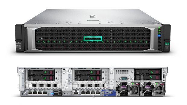 Сервер HPE DL380 Gen10 (Rack 2U 8SFF)/1x8-core Xeon 4215R (3.2G)/32G/S100i/RAID/2x10GB SFP+/1x800W