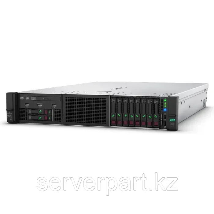 Сервер HPE DL380 Gen10 (Rack 2U 8SFF)/1x24-core Xeon 6248R (3G)/32G/S100i/RAID/2x10GB SFP+/1x800W