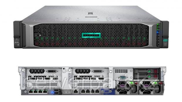 Сервер HPE DL380 Gen10 (Rack 2U 8SFF)/1x16-core Xeon 5218 (2.3G)/32G/P408i-a (2GB)/4x1GbE/1x800W