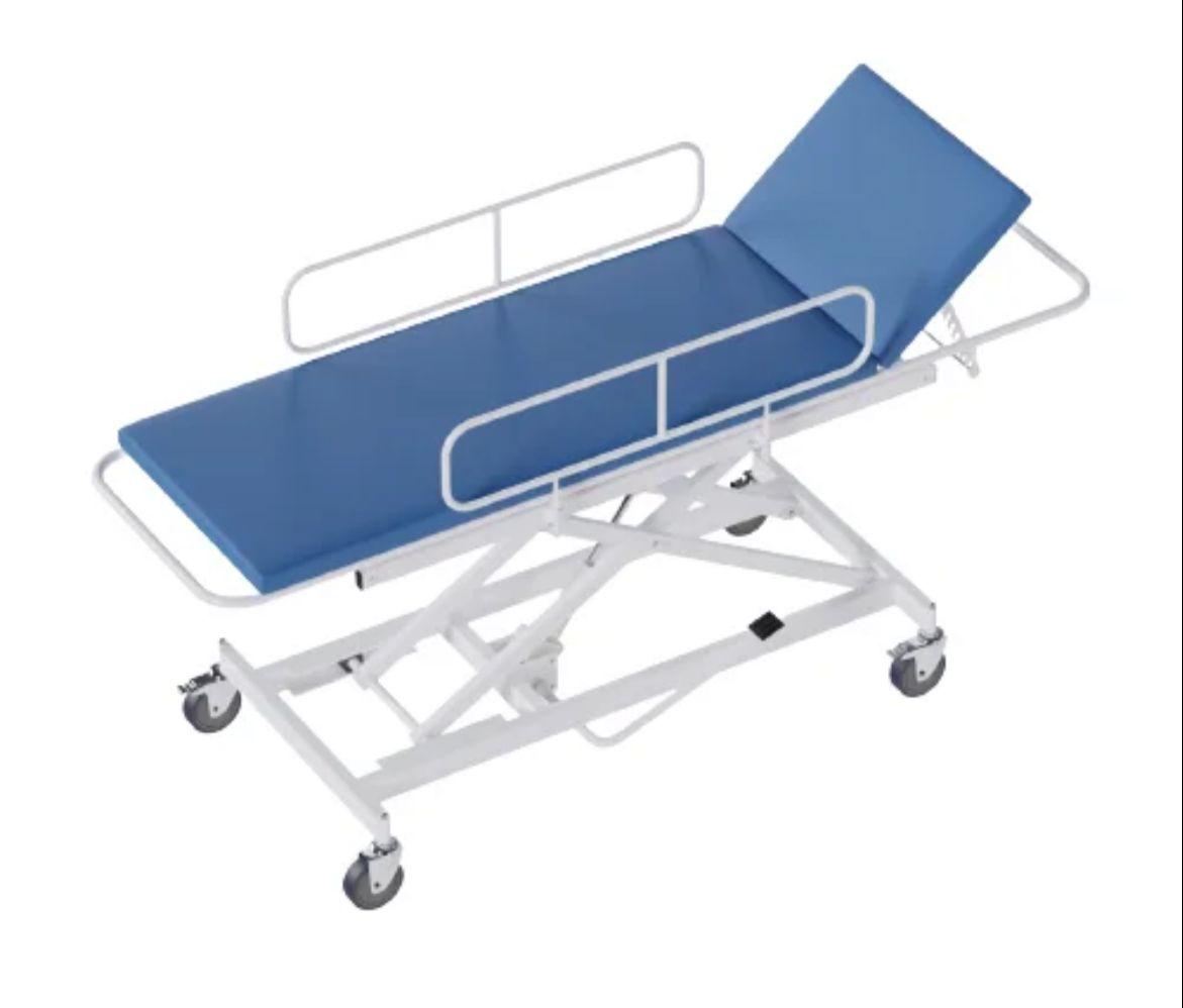 Тележка для перевозки больных (TMPB-02) (с гидроподъемом, с бок.-ми огр.-ми, с гол. подъемом)