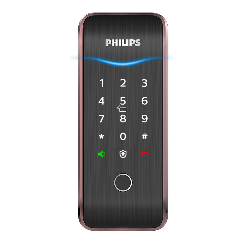 Умный электронный замок Philips Smart Lock EasyKey 5100-6HBKS - накладной замок - фото 4 - id-p109463179