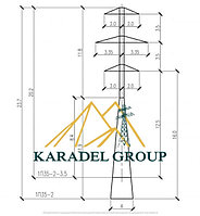 Промежуточная опора 1П35-2