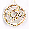 Медаль рельефная ЛЕГКАЯ АТЛЕТИКА (серебро)