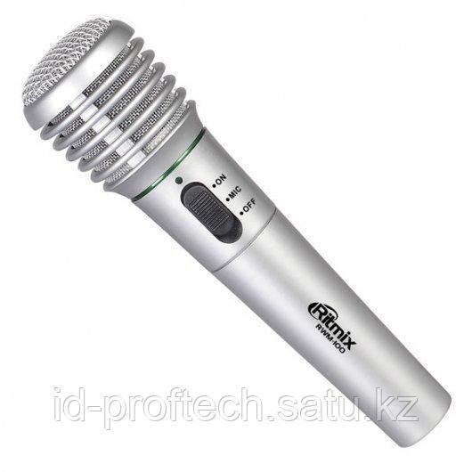 Микрофон вокальный Ritmix RWM-100 черный - фото 1 - id-p109778462