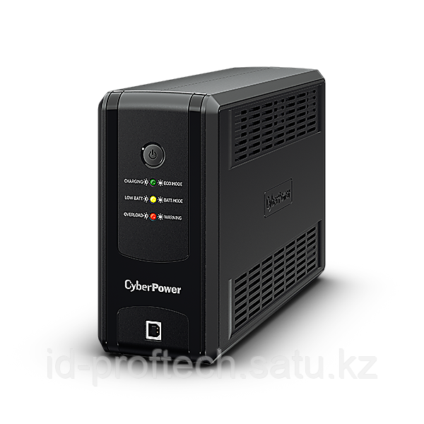 Интерактивный ИБП, CyberPower UT850EG, выходная мощность 850VA-425W, AVR, USB, RJ11-RJ45, 3 выходных разъема - фото 1 - id-p109778220