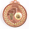 Медаль рельефная БАСКЕТБОЛ (бронза)