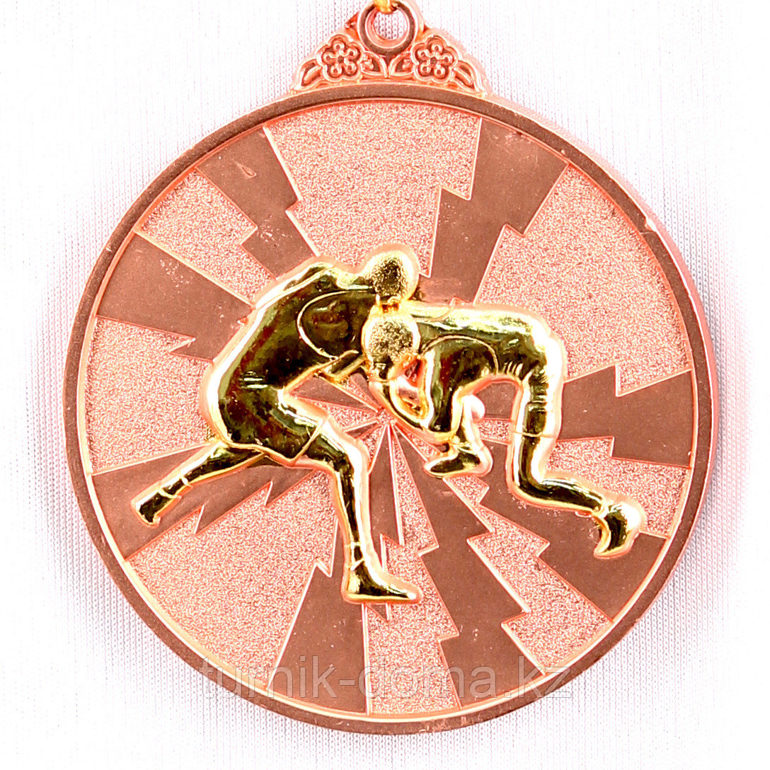 Медаль рельефная БОРЬБА (бронза) - фото 1 - id-p14130042