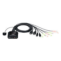 ATEN 2-Port USB 4K HDMI Cable KVM Switch kvm-переключатель (CS22H-AT)