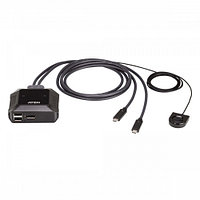 ATEN 2-Port USB-C 4K DisplayPort Cable KVM Switch kvm-переключатель (US3312-AT)