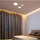 Скрытый карниз для штор СК 60 белый матовый, фото 5