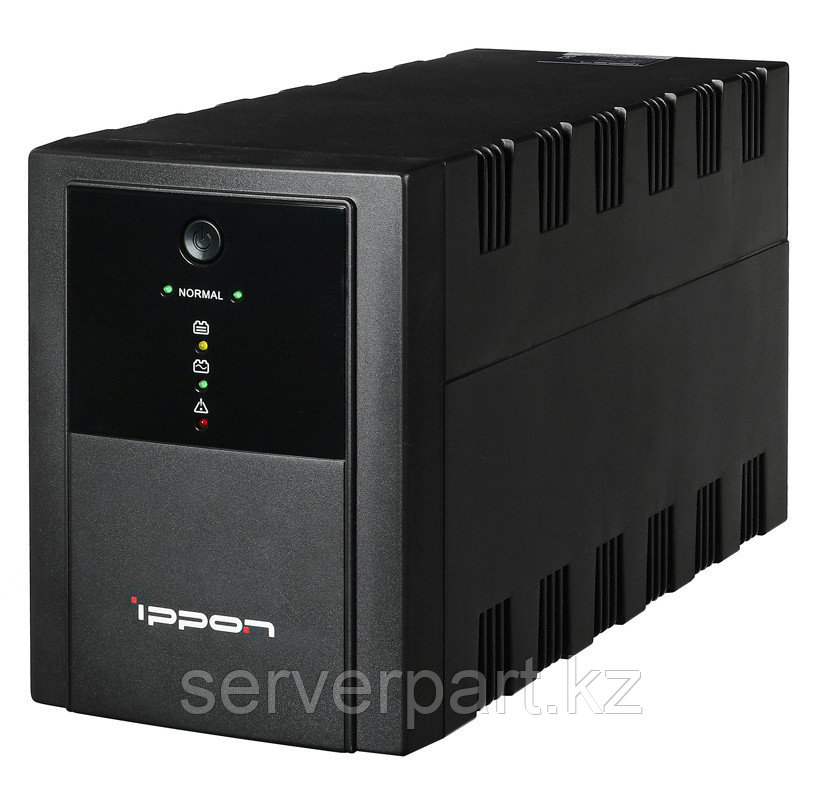 ИБП Ippon Back Basic 2200, 2200VA, 1320Вт, AVR 162-280В, 6хС13, управление по USB, без комлекта кабелей