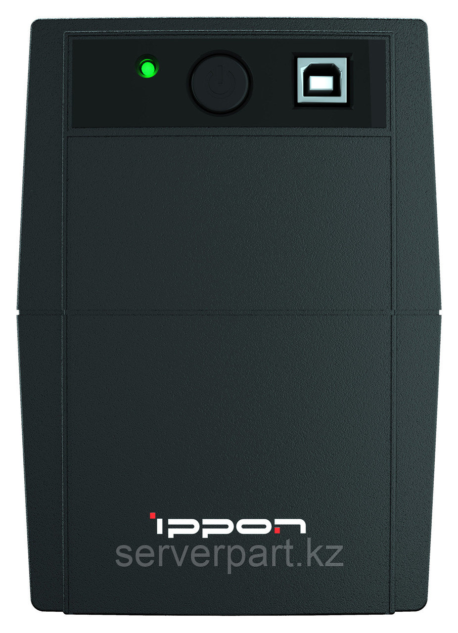 ИБП Ippon Back Basic 650S Euro, 650VA, 360Вт, AVR 162-285В, 3хEURO, управление по USB, без комлекта кабелей