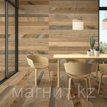 Матовый с эффектом браширования дерева керамогранит Larch Wood Beige 800 x1600 - фото 1 - id-p109783674