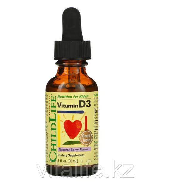 ChildLife Essentials, витамин D3, со вкусом натуральных ягод, 30 мл (1 жидк. унция) - фото 2 - id-p109784179
