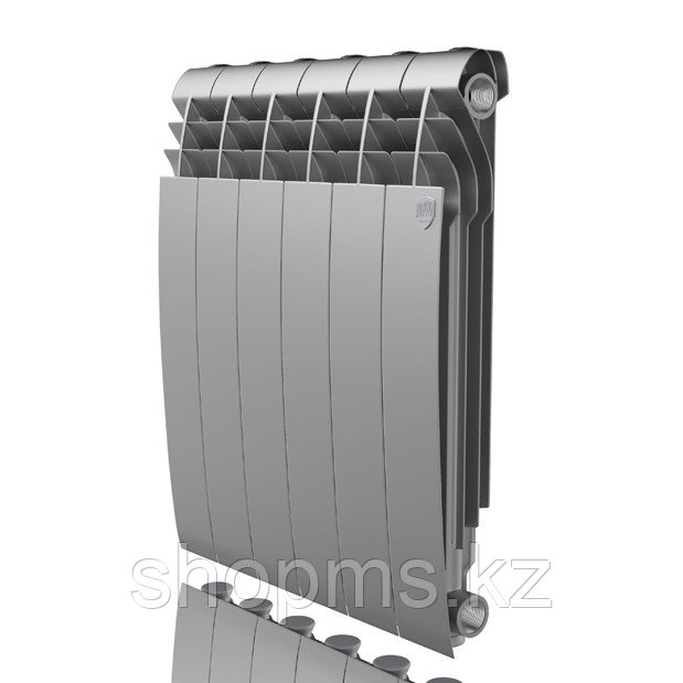 Радиатор биметаллический Royal Thermo BiLiner 500/87 171 Вт/ - 10 секций Silver SatinN