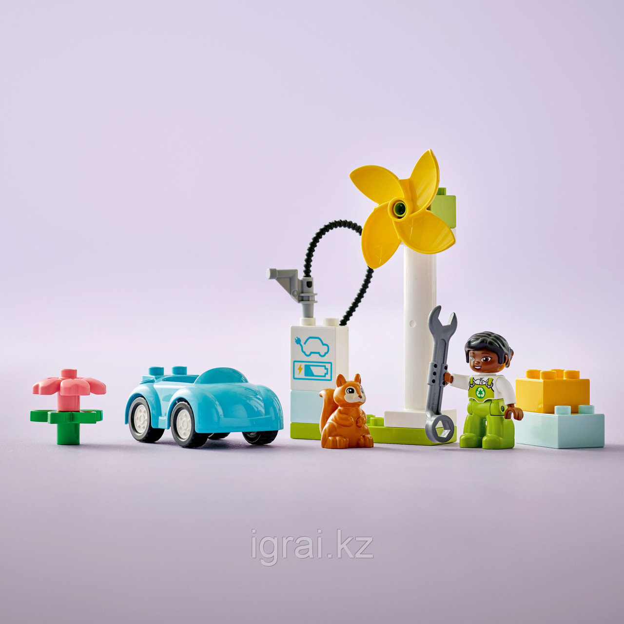 Lego Дупло Ветрогенератор и электромобиль - фото 5 - id-p109771439