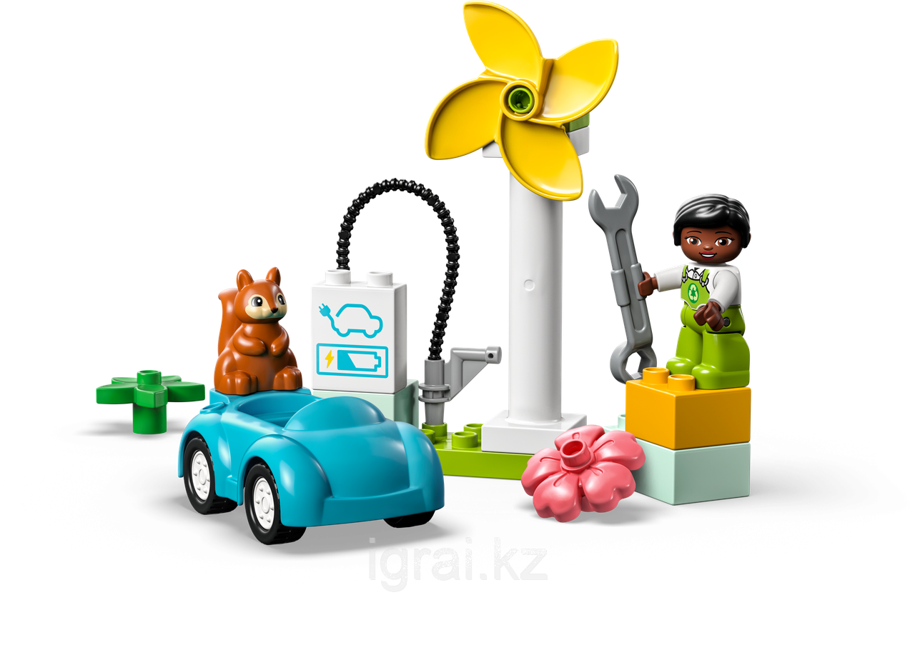 Lego Дупло Ветрогенератор и электромобиль - фото 6 - id-p109771439