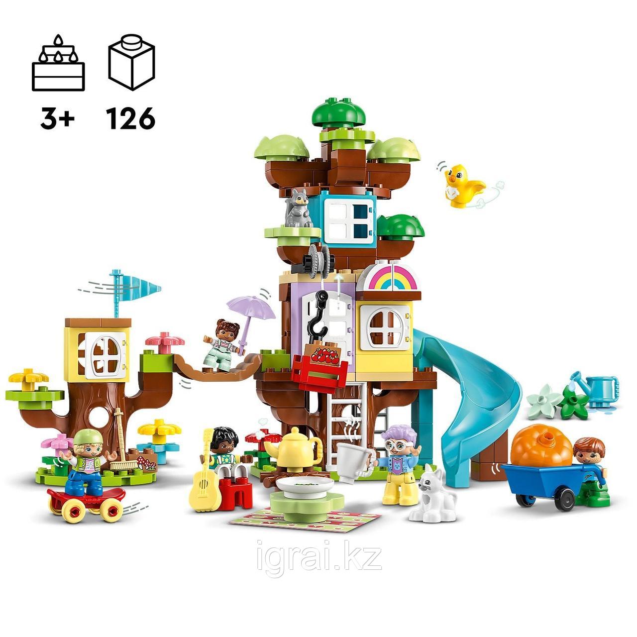 Lego Дупло Дом на дереве 3в1 - фото 2 - id-p109771444