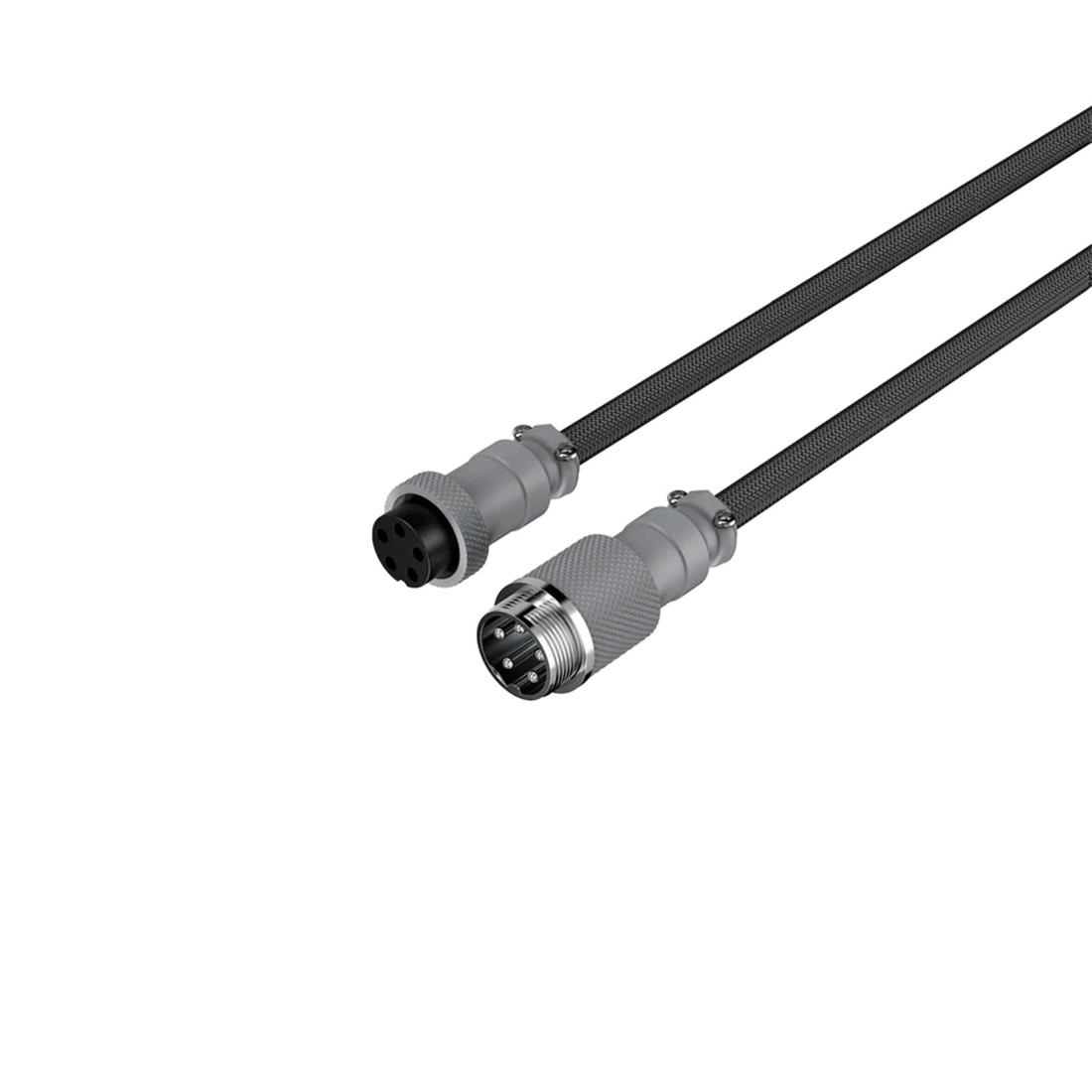 Провод для механической клавиатуры HyperX USB-C Coiled Cable Gray 6J678AA - фото 3 - id-p109800853