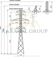 Промежуточная опора ПС35-4т