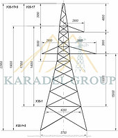 Анкерно-угловая опора У35-1Т+5