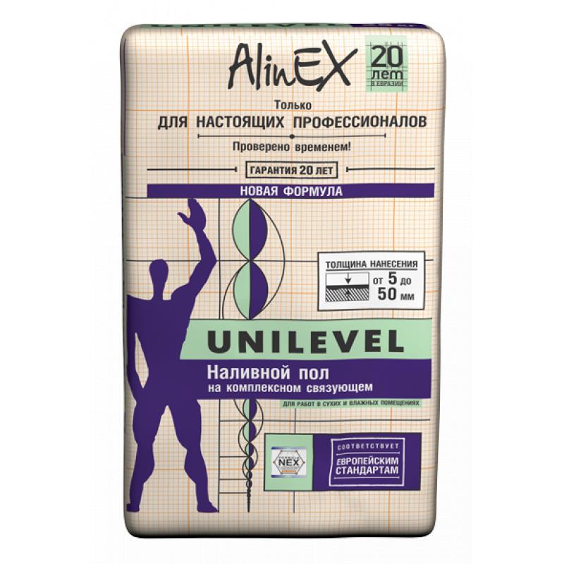 Наливной пол AlinEX Unilevel 25 кг (Унилевел)