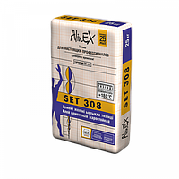 Цементный жаростойкий клей AlinEX «SET 308», 25 кг (Жаростойкий СЭТ-308)