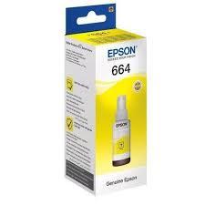 Чернила Epson C13T66444A для L100 желтый 70мл - фото 1 - id-p109810622