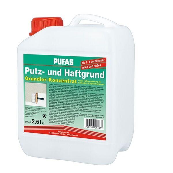 Грунтовка под штукатурку и клеющая грунтовка Pufas, 10 л (ПУФАС)