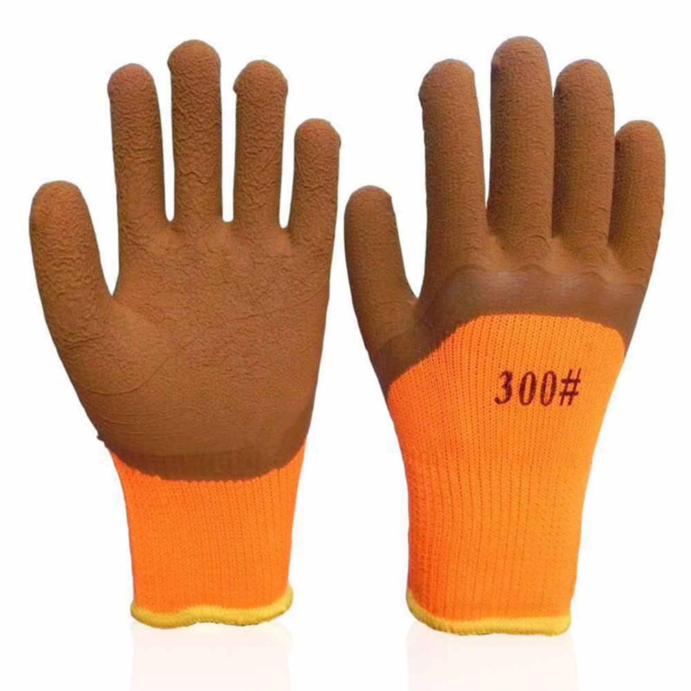 Перчатки 300# (Оранжевые резиновые) - фото 1 - id-p109812041