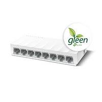 Коммутатор TP-Link LS1008, 8-портовый, 10/100 Мбит/с, RJ-45, Пластиковый корпус