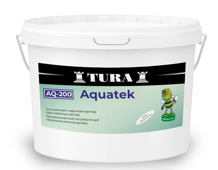 Гидроизоляционный раствор Тура AQ-200, 3 кг