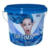 Краска водоэмульсионная, Alina Paint OPTIMA, 25 кг (интерьерная, супербелая, всесезонная) (Оптима 25 кг)