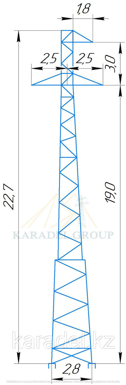 Переходная опора УАП35-4