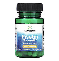 Swanson физетин и новусетин, 100мг, 30 растительных капсул